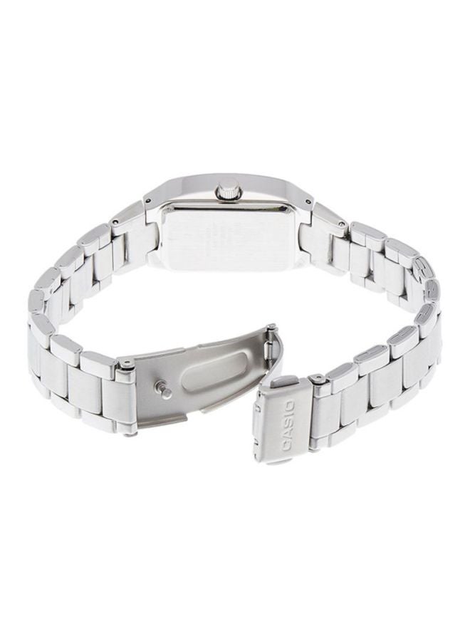 CASIO Women Enticer Water Resistant Analog Watch LTP-1165A-1C2DF - 21 mm - Silver - Image 2