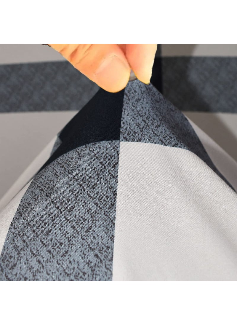 AMAZE ATTIRES AMAZE ATTIRES Universal Sofa Cover for 3 Seater with Flexible Stretch Elastic Sofa Cover for Couch Sofas Check Design ALSC0013  - Image 3