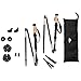 Cascade Mountain Tech Trekking Poles - Carbon Fiber Folding Walking Sticks with Quick Adjustable Locks (Set of 2) - Image 2