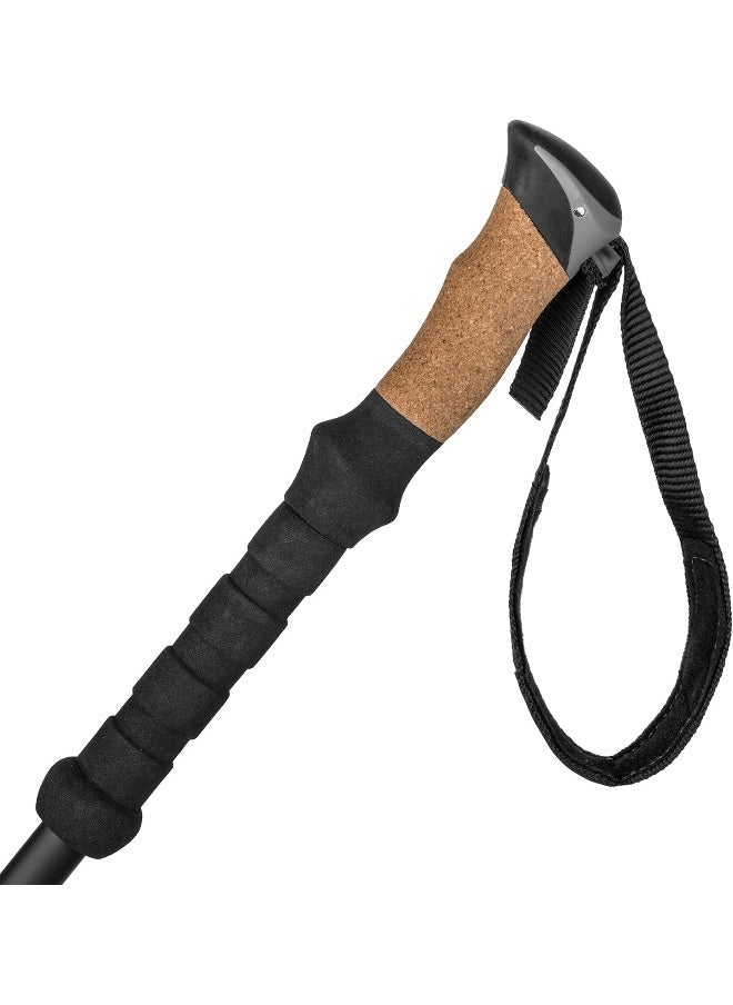 Cascade Mountain Tech Cascade Mountain Tech Trekking Poles - Carbon Fiber Folding Walking Sticks with Quick Adjustable Locks (Set of 2)  - Image 3