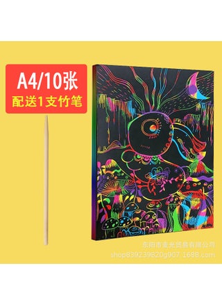 A4(10 sheets) with 1 bamboo pen