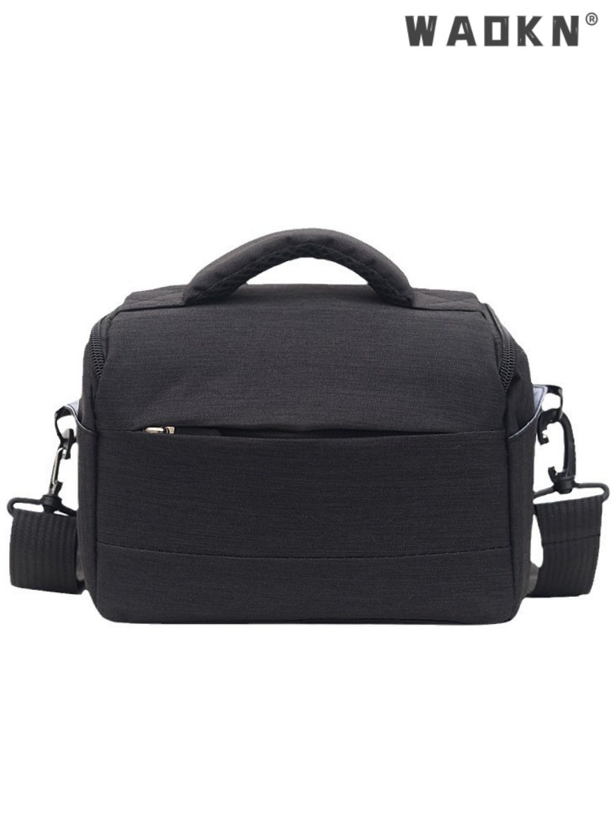 Camera Bag Photographers Camera Sling Bag with Removable Padded Dividers Women Men for Dslr SLR Cameras, Lenses and Etc, Waterproof Camera Bags & Cases for SLR DSLR, Lenses, Accessories (Black)