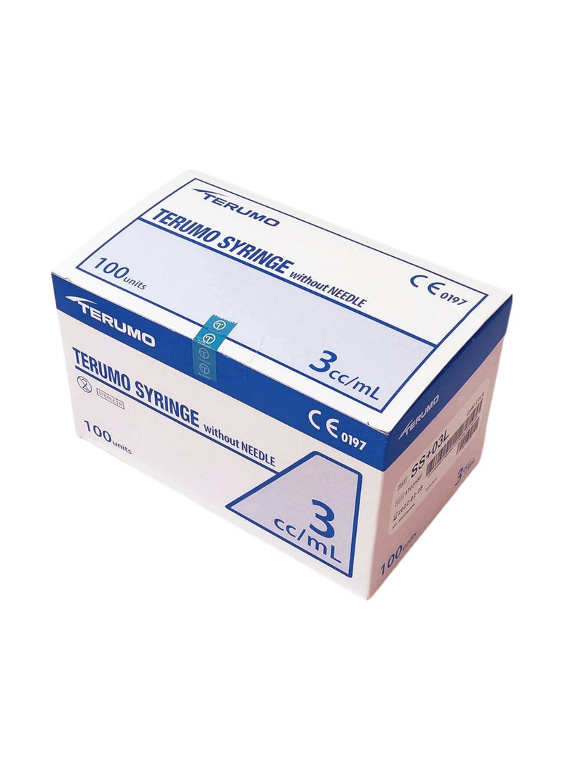 TERUMO Syringe Terumo Without Needle 3ml Leur Lock - Image 1