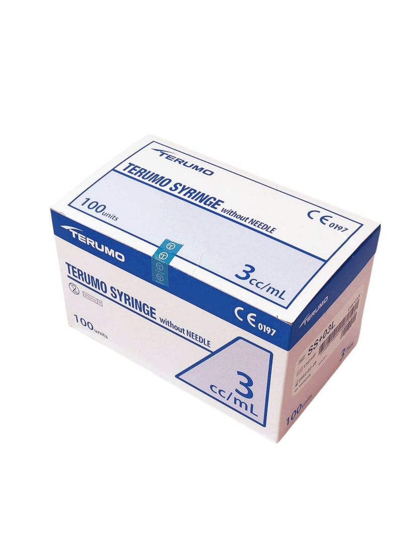 TERUMO Syringe Terumo Without Needle 3ml Leur Lock - Image 2