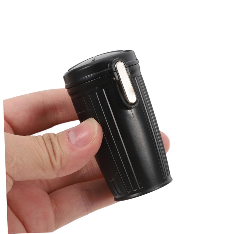 Portable Keychain Ashtray with Sealed Lid Smokeless Pocket Car Outdoor Travel Fire Safe - Image 5