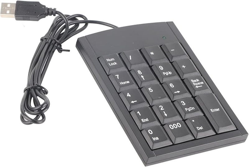 Sonew Portable Mini USB Numeric Keypad Number Keyboard For Laptop Black - Image 5