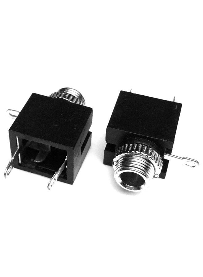 3.5mm Mono TS Plug Jack Socket Adapter Cables Connectors (jcx) (2 Pack)