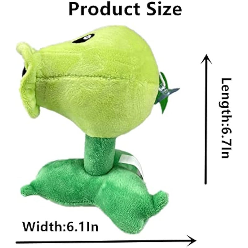 7 Plants and Zombies PVZ Plush Peashooter Toys PVZ 1 2 Stuffed Soft Zombies Doll Green Pea Shooter Plush Toy New - Image 3