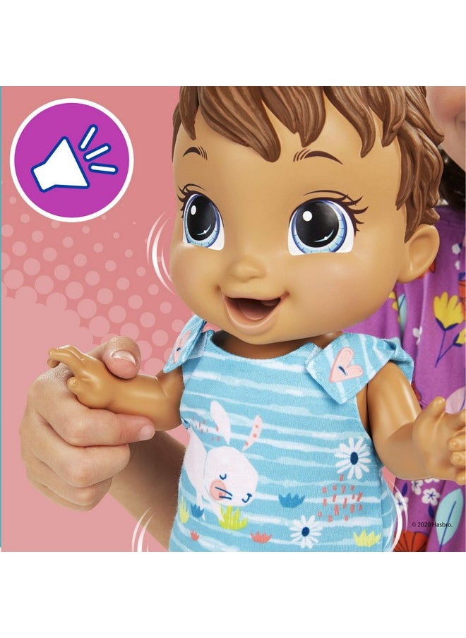 Baby Alive - Baby Gotta Bounce Doll, Bunny Outfit, Bounces With 25+ Sfx And Giggles, Drinks And Wets, Brown Hair Toy For Kids Ages 3 And Up - Image 1