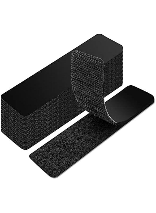 Generic 16 Packs Hook Loop Tape Sticky Backing 1x4 Double-Sided Adhesive Strips Heavy Duty  - Image 1