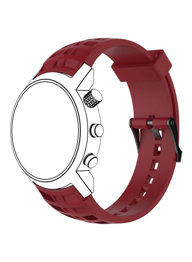 نيبمينينت سوار يد بديل لساعة سونتو تيرا أحمر برغندي - Image 2