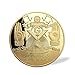 Woerda Masonic Challenge Coin Gold Plated Freemason Coins Collectors Medallion - Image 4