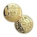 Woerda Masonic Challenge Coin Gold Plated Freemason Coins Collectors Medallion - Image 2