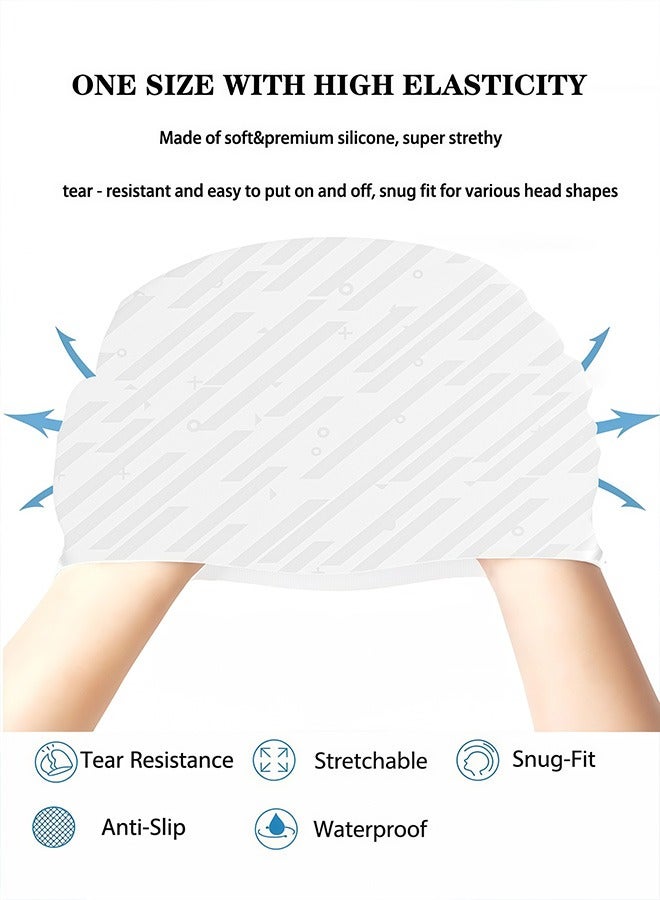 REVEX Men Women Swimming Caps, Unisex Adult Swim Caps  Keep  , Waterproof Bathing Cap for Swimming - Image 5