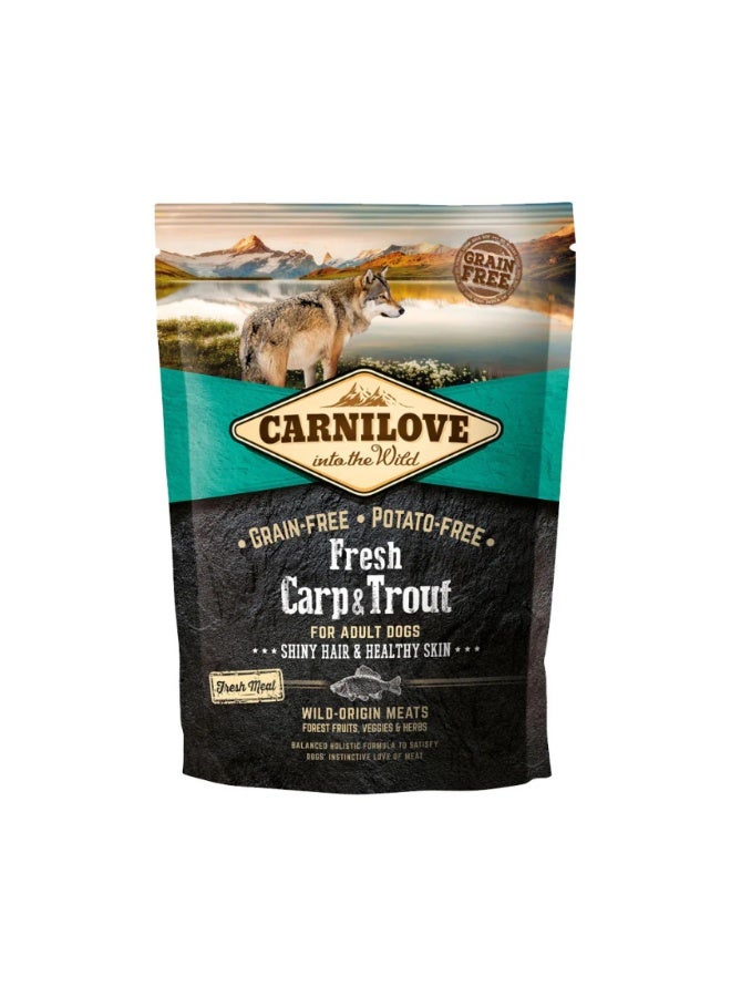 CARNILOVE Fresh Carp & Trout Sterilised for Adult cats 400 Gram (5 Piece in Box)