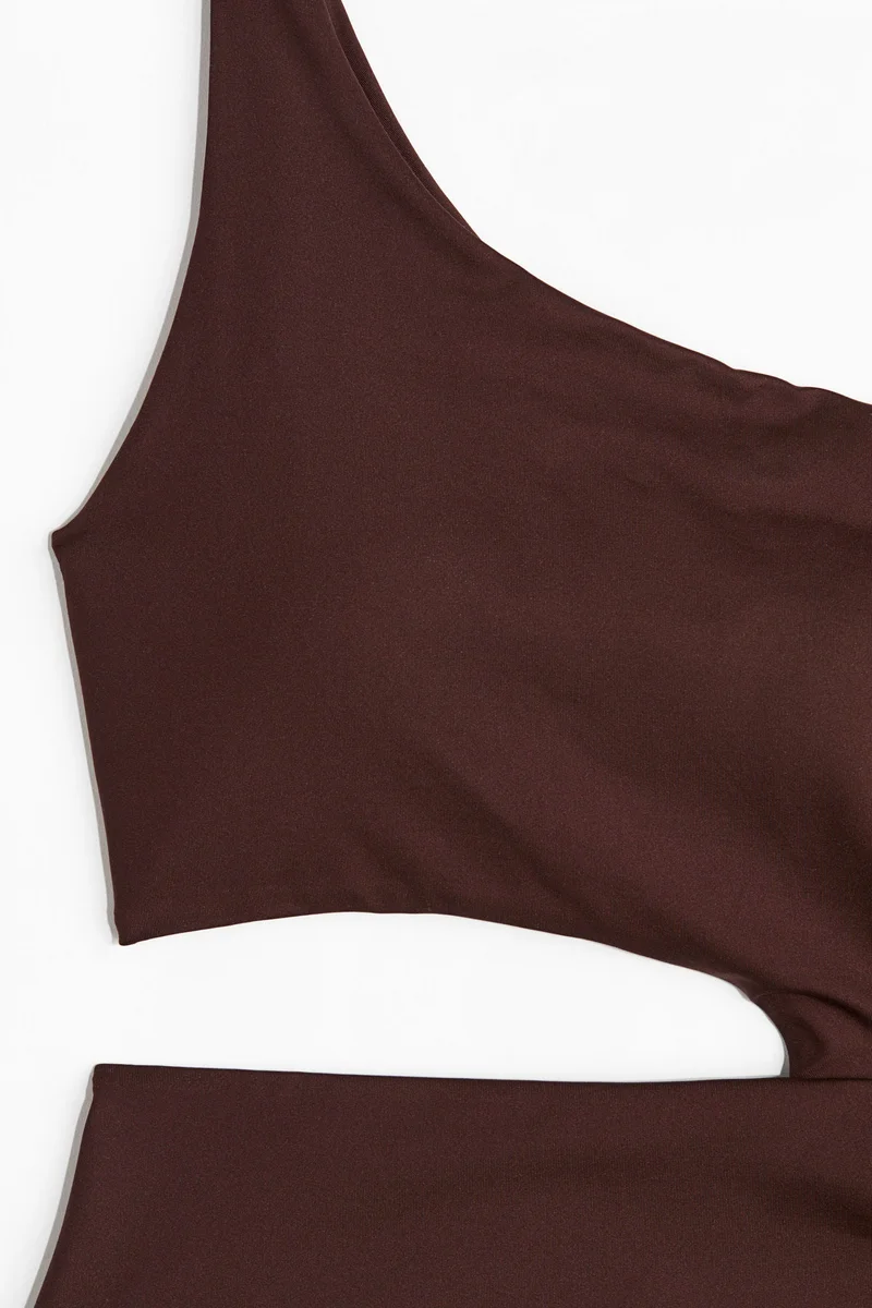 H&M Padded-cup High-leg swimsuit