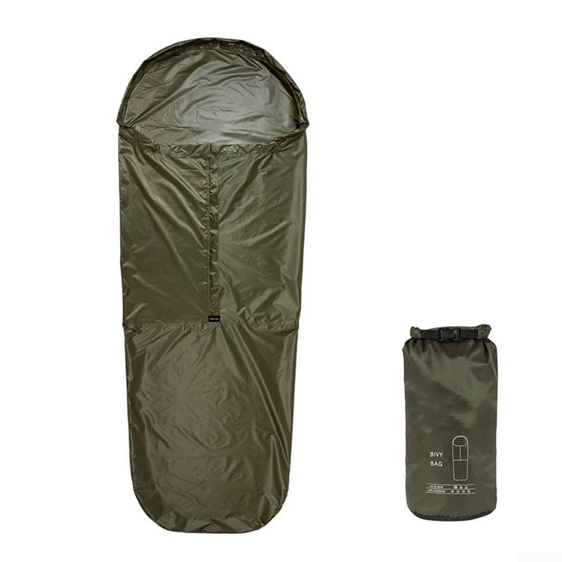 Waterproof Bivy Sack With Heat Reflective Technology And Breathable Design For Camping And Hiking Green - Image 2