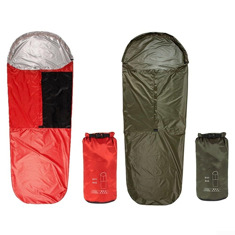 Waterproof Bivy Sack With Heat Reflective Technology And Breathable Design For Camping And Hiking Green - Image 5