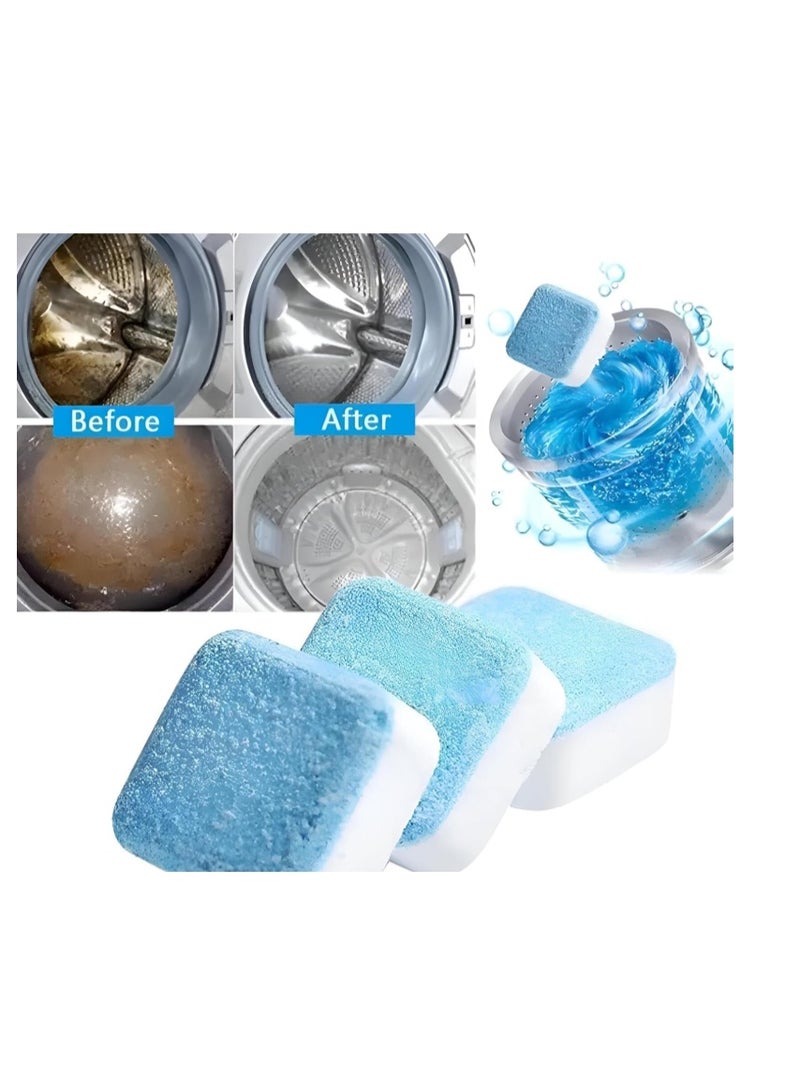 12PCS Washing Machine Cleaner Tablets – Effervescent Deep Cleaning for Washer Drum, Tub & Slot Deodorizing Laundry Machine Cleaning  T-459 - Image 5