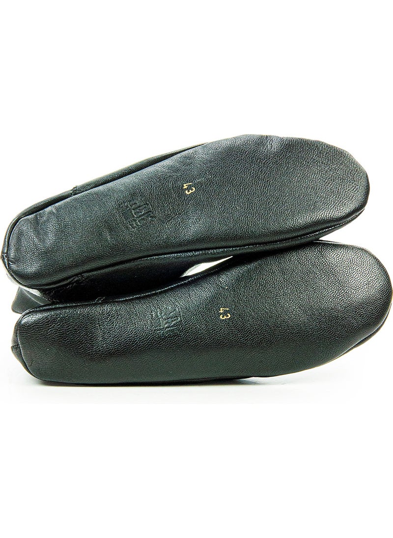 İhvan - Natural Leather Material Patented Zippered Socks - Image 1
