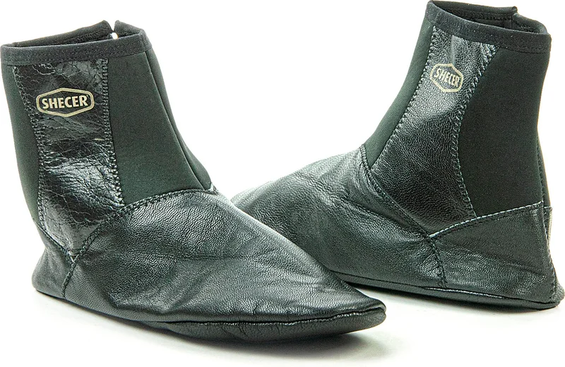 ايهفان Natural Leather Material Patented Zippered Socks