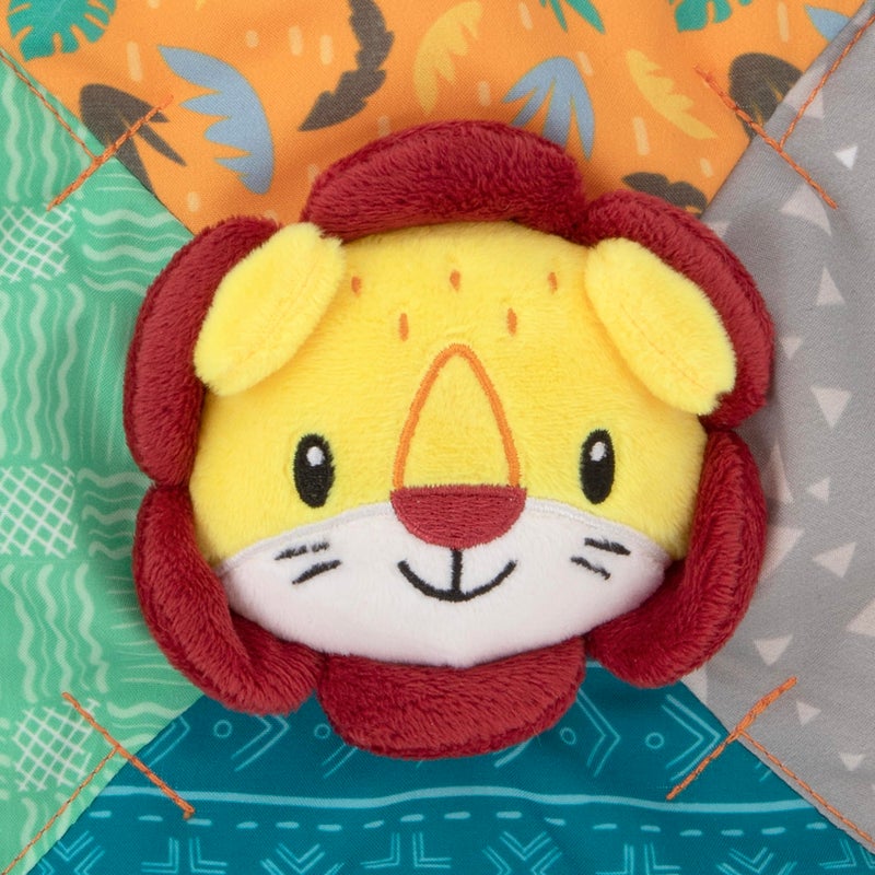 Nuby Teething Blankie Characters May Vary, Red/Yellow/Green/Orange/Blue, 1 Count - Image 4