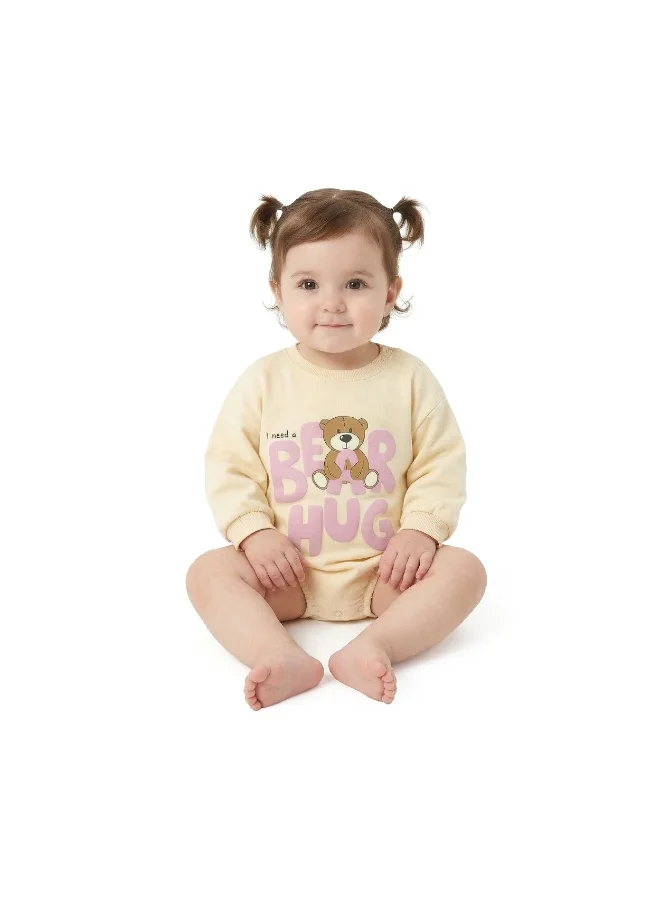 ايكو AIKO-Baby Onesie with Bear Print