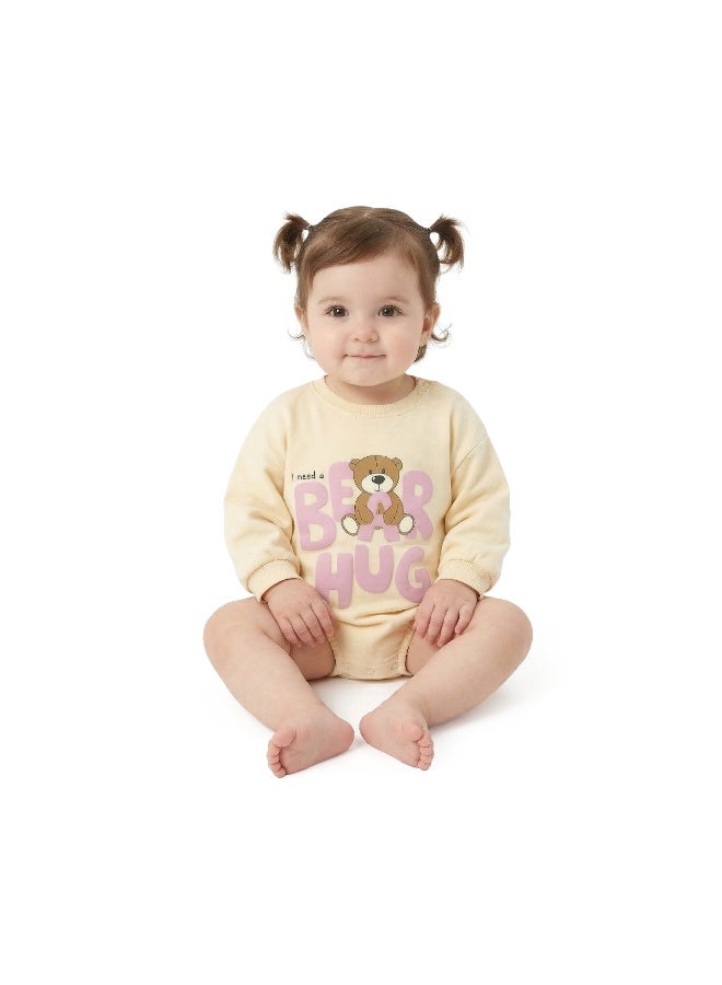 AIKO-Baby Onesie with Bear Print - Image 2