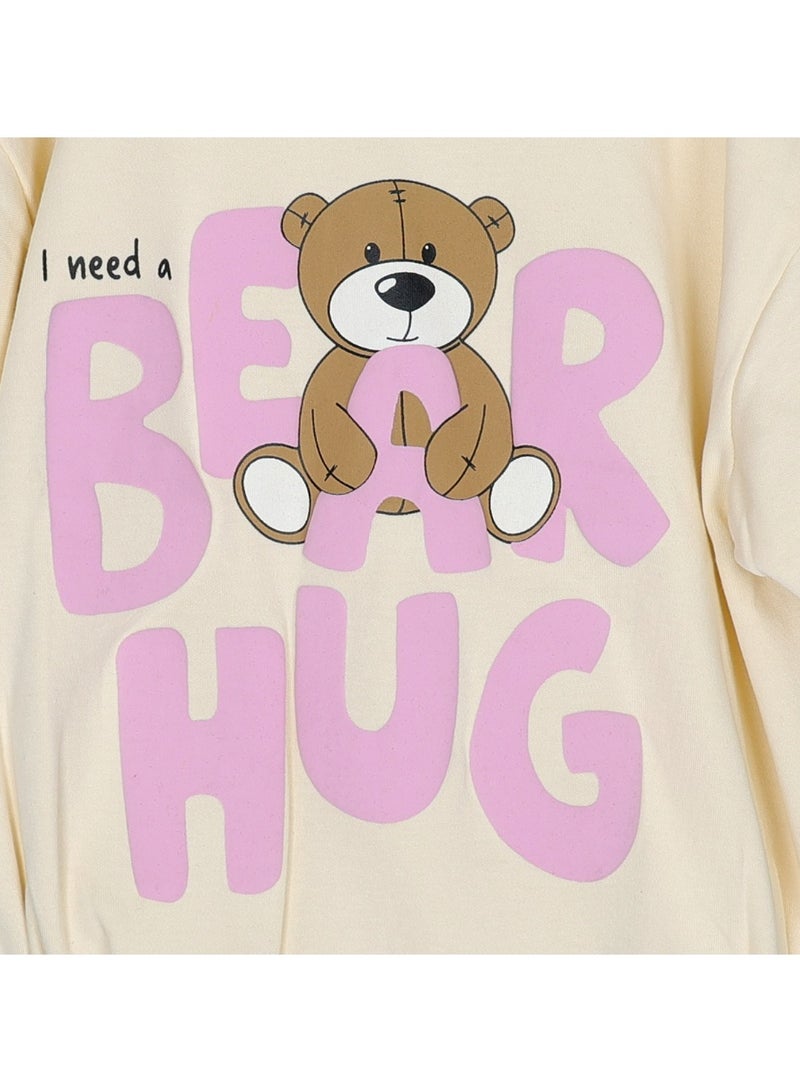 AIKO-Baby Onesie with Bear Print - Image 5