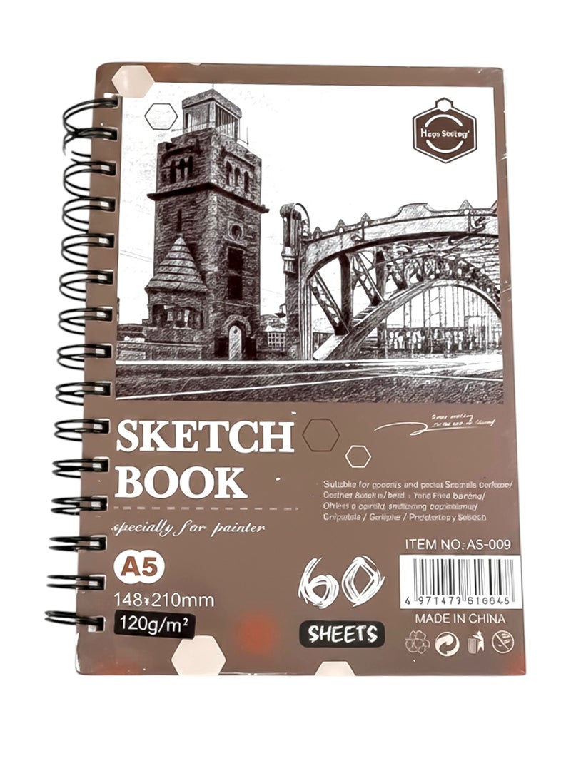 keep Smiling-Sketch Pad 60sheets 120gsm size A5 - Image 1