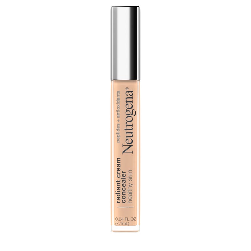 Neutrogena Neutrogena Healthy Skin Radiant Brightening Cream Concealer with Peptides  Vitamin E Antioxidant Lightweight Perfecting Concealer Cream NonComedogenic Ecru Light 02 with cool undertones 024 oz