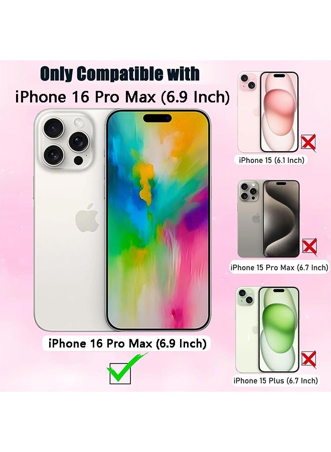 X-level iPhone 16 Pro Max Case Cover with Magnetic Ring Stand Compatible with MagSafe Four Corners Shockproof Anti-Scratch Slim Kickstand Case for iPhone 16 Pro Max - Image 2