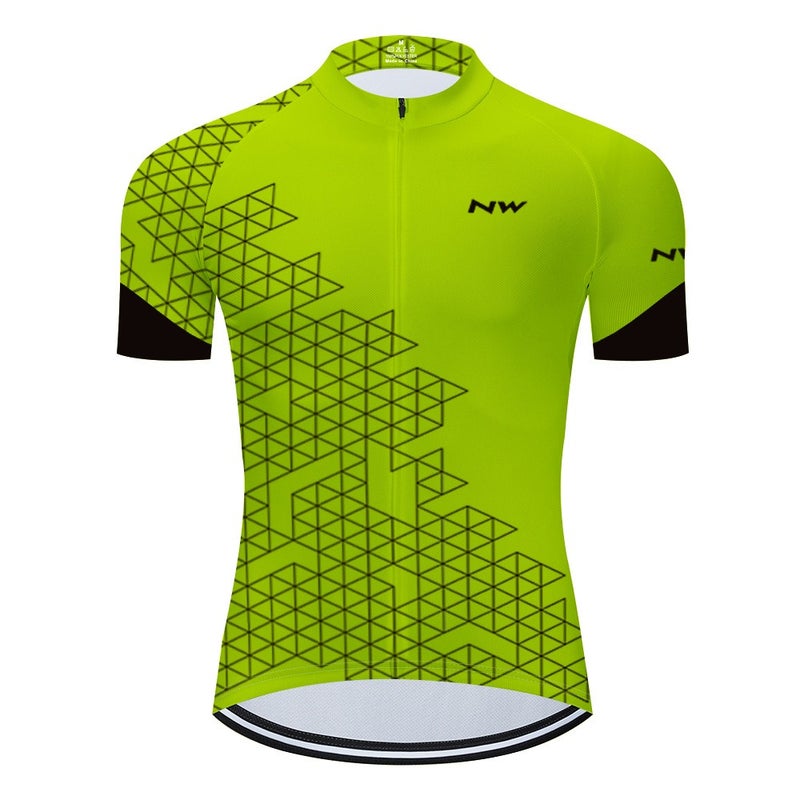 MOXILYN Men's Breathable Cycling Jersey Short Sleeve Top - Autumn Outdoor Sports Wear - Image 1