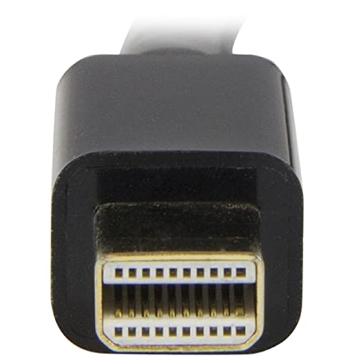 StarTech.com Mini DisplayPort to HDMI Adapter Cable - mDP to HDMI Adapter with Built-in Cable - Black - 3 m (10 ft.) - Ultra HD 4K 30Hz - Image 3