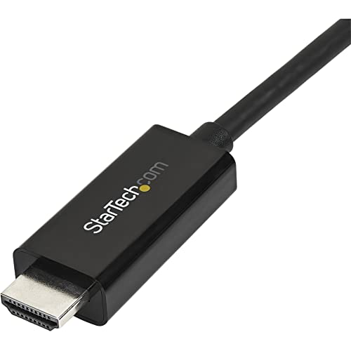StarTech.com Mini DisplayPort to HDMI Adapter Cable - mDP to HDMI Adapter with Built-in Cable - Black - 3 m (10 ft.) - Ultra HD 4K 30Hz - Image 5