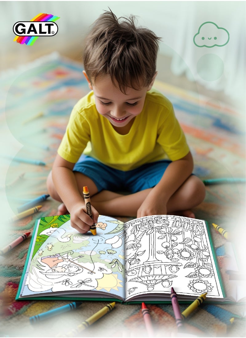 Galt Toys - Tracing & Colouring Book | Fun & Educational Activity | 12 Traceable Images | Stimulates Creativity | For Kids 5 & Up | Ideal for Early Learning | Dimensions: 21 x 29.7 cm - Image 1