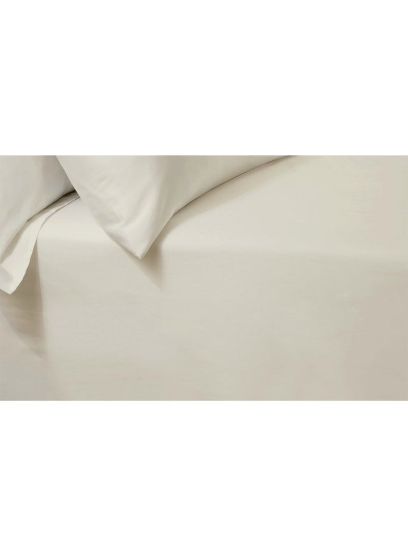 Comfy Ivory White Fitted Bed Linen Set (3 Pieces) - 120 cm - Image 4