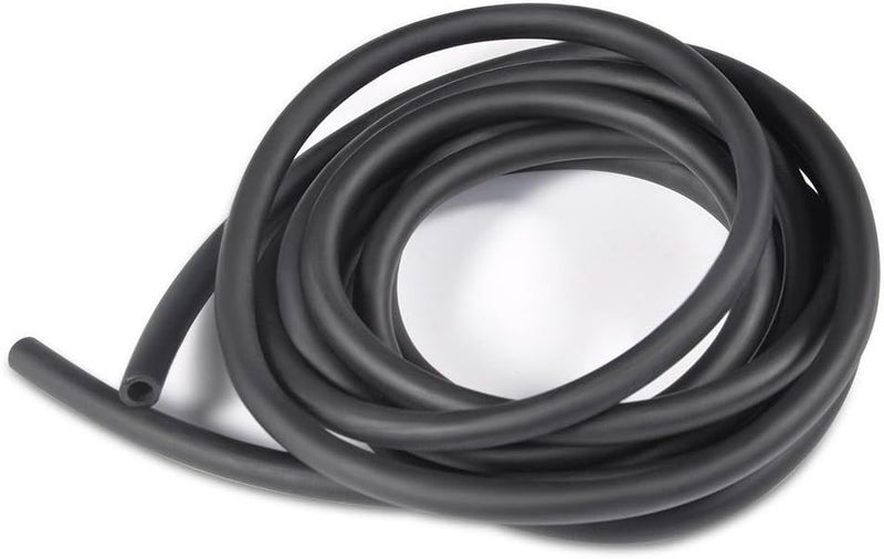 كلاراكو أنبوب مطاطي أسود من اللاتكس الطبيعي، مقاس 6 × 9 مم، مناسب لتمارين اللياقة البدنية والعضلات، مثالي للتمارين الرياضية الخارجية، مزود بجزء مطاطي قابل للتمدد سبع مرات، طوله 3 أمتار. - Image 1