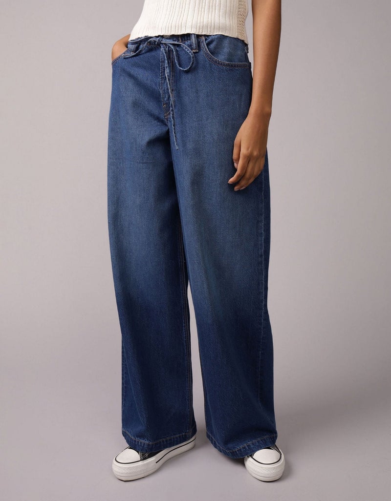American Eagle AE Strigid Low-Rise Ultra Wide-Leg Jean - Image 1