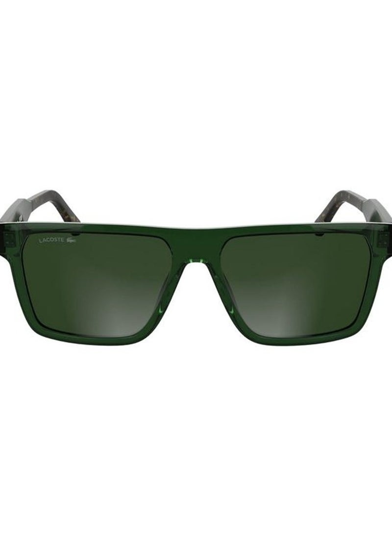 LACOSTE نظارات شمسية على طراز المستطيل من لاكوست - Image 1