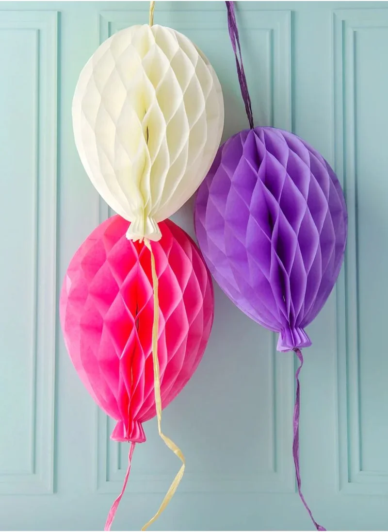 Talking Tables Pastel Paper Honeycomb Decorations