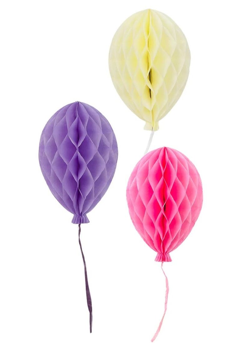 Talking Tables - Pastel Paper Honeycomb Decorations - Image 1