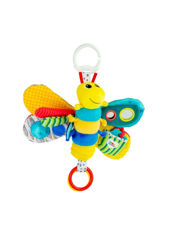 Lamaze Clip On Car Seat and Stroller Toy - Freddie the Firefly - Crinkle Car Seat Toys and Stroller Toys - Sensory Toys for Babies - Travel Toys for Car - Infant Toys Ages 0 Months and Up - Image 1