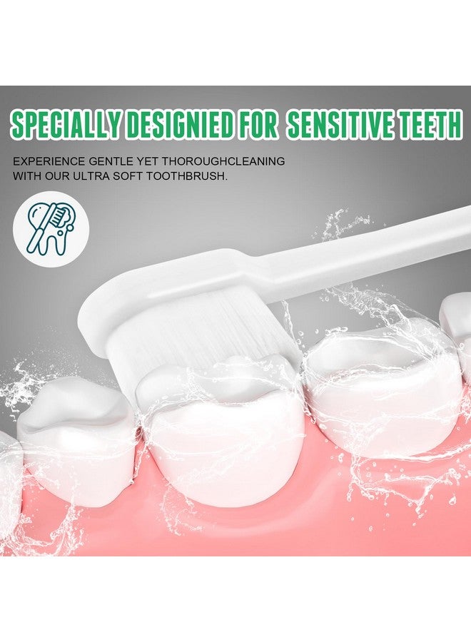Navona 24 PCS Nano Toothbrush, Soft Bristle Toothbrush, Extra Soft Toothbrush for Sensitive Gum, Ultra Soft Toothbrush With 20000 Micro Bristle for Pregnant Women, Elderly, Gum Recession, Protect Fragile Gum - Image 5