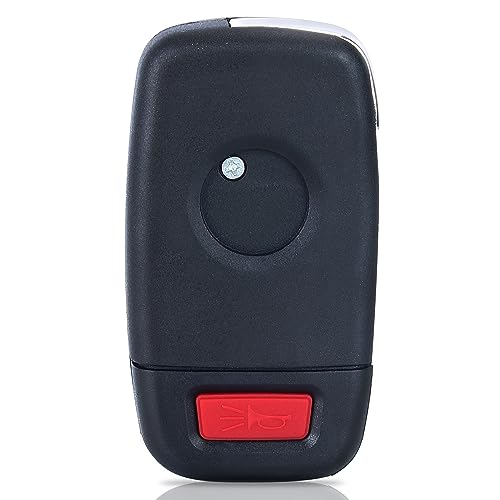Keyecu Replacement Shell Folding Remote Key Case Fob 5 Button for Pontiac G8 2008-2009 - Image 4