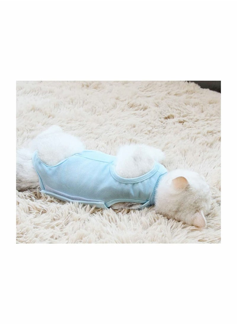 Cat Professional Recovery Suit for After Surgery Abdominal Wounds or Skin Diseases, Prevent Pets Licking Wounds, E-Collars and Cones Alternative, Pajama