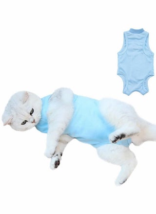 Cat Professional Recovery Suit for After Surgery Abdominal Wounds or Skin Diseases, Prevent Pets Licking Wounds, E-Collars and Cones Alternative, Pajama - pzsku/Z5BB63D217B2980C64E1EZ/45/_/1666386634/71b0eb0d-a92e-42ec-89ad-e0f57e6e4313