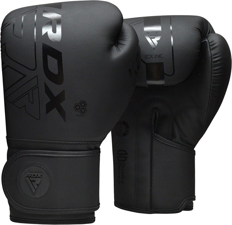 Rdx قفازات ملاكمة RDX، تدريب احترافي، جلد مايا، موياي تاي، MMA، كيك بوكسينغ، للرجال والنساء، بالغين، أكياس ملاكمة ثقيلة، وسادات تركيز، تمارين، كف مهوى، متعددة الطبقات، 8 10 12 14 16 18 أونصة - Image 1