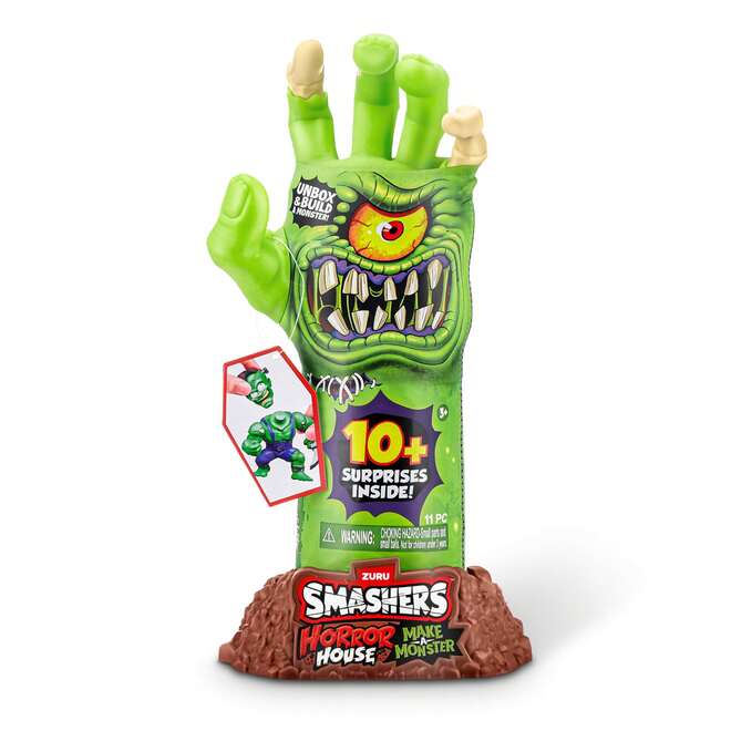 Horror House Make A Monster Mystery Pack, 10+ Surprises Inside , Smashable Egg Toy For Boys (Random)