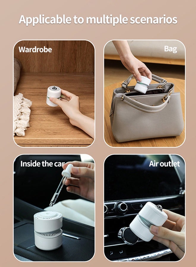 Car Air Purifier & Aroma Diffuser - Portable Ionizer with 1000mAh Battery, Eliminates Smoke/Odors, Quiet Operation - Image 5